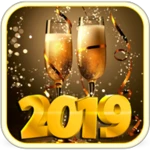 new year live wallpaper android application logo